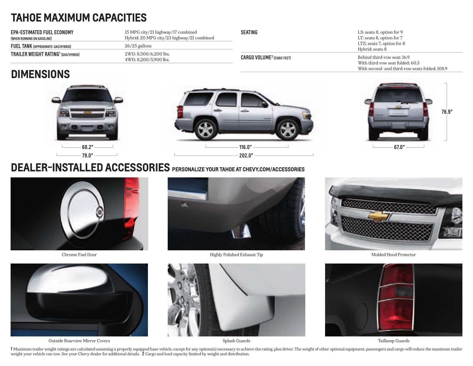 2013 Chevrolet Suburban Brochure Page 5